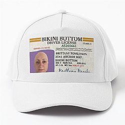 Brittany Broski Bikini Bottom License Baseball Cap