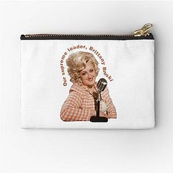 Brittany Broski Supreme Leader sticker Zipper Pouch