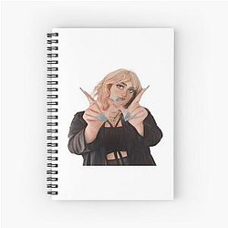 Brittany Broski illustration notebook