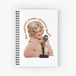 Brittany Broski Supreme Leader Spiral Notebook