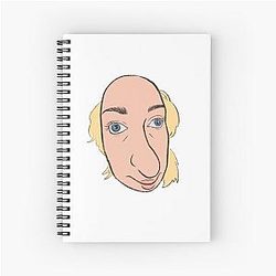 Brittany Broski Face Spiral Notebook