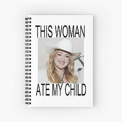 Brittany Broski This Woman Ate My Child Notebook