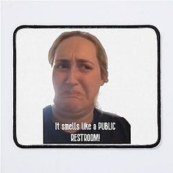 It smells like a public restroom Mouse Pad Brittany Broski