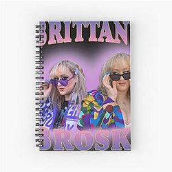 Brittany Broski Vintage Style Notebook