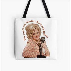 Brittany Broski Supreme Leader sticker All Over Print Tote Bag