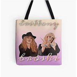 Brittany Broski Vintage Style Design All Print Tote Bag