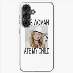 brittany broski this woman ate my child Samsung Galaxy Case