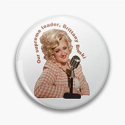 Brittany Broski supreme leader sticker Pin