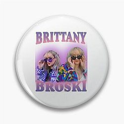Brittany Broski Bootleg 90s Vintage Design Pin
