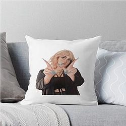 Brittany Broski Illustration Throw Pillow