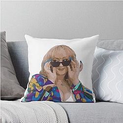 Brittany Broski Vector Throw Pillow