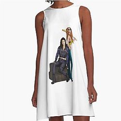 Mens Favorite Bechloe Anna Brittany Snow Gifts Idea A-Line Dress
