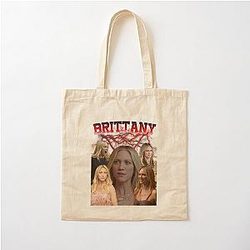 Brittany Snow Retro Style Cotton Tote Bag