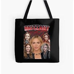 Brittany Snow Retro Style Tote Bag