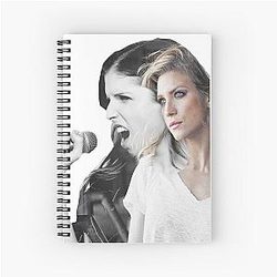 Anna Kendrick & Brittany Snow Spiral Notebook