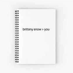 Brittany Snow - You Spiral Notebook