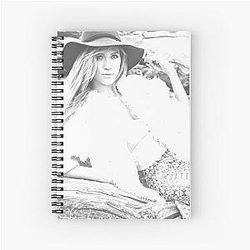 Brittany Snow Hat Spiral Notebook