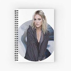 Brittany Snow Navy Spiral Notebook