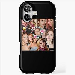 Mens Favorite Collage Brittany Snow Music Retro iPhone Tough Case