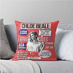 Chloe Beale - Pitch Perfect - Brittany Snow Throw Pillow