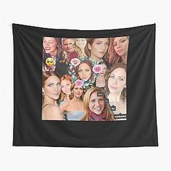 Mens Favorite Collage Brittany Snow Music Retro Tapestry