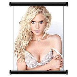 Brittany Snow Sexy Actress and Singer Fabric Wall Scroll Poster 32 X 43 Inches