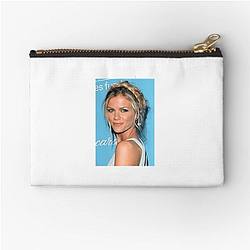 Silver Screen Glow Brooklyn Decker Zipper Pouches