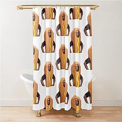 Brooklyn Nine Nine Hot Dog Holt Shower Curtain