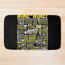 Brooklyn Nine Nine T-ShirtWise Words of the Nine-Nine Bath Mat