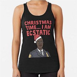 Captain Holt Christmas Brooklyn Nine Nine Quote Racerback Tank Top