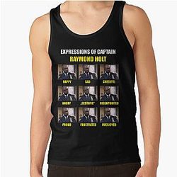 Expressions Of Raymond Holt - Brooklyn Nine Nine Tank Top