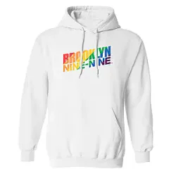 Pride DTNK1006 White Brooklyn Nine Nine Hoodies