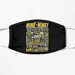 Brooklyn Nine Nine T-ShirtWise Words of the Nine-Nine Flat Mask
