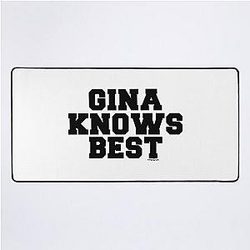 brooklyn 99 merch Brooklyn Nine Nine Gina Knows Best Desk Mat