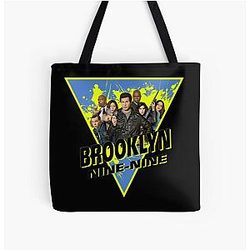 Brooklyn Nine Nine Brooklyn Nine nine   	 All Over Print Tote Bag