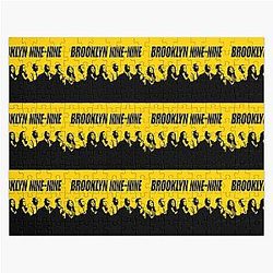 Brooklyn Nine Nine Tv Show Yellow stencil Wallpaper Poster design  Jigsaw Puzzle