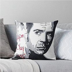 Bruce Willis Yippee Ki-Yay Die Hard Throw Pillow