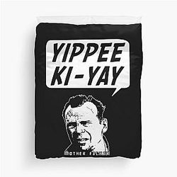 Bruce Willis Yippee Ki Yay Duvet Cover