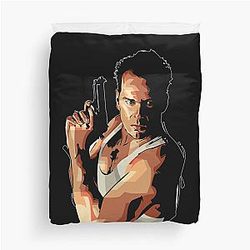 Bruce Willis Aphasia Diagnosis Duvet Cover