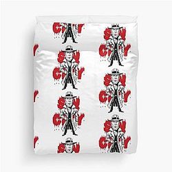 Hilarious Bruce Willis from Sin City Duvet Cover