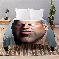 Bruce Willis Throw Blanket