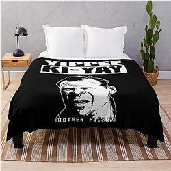 Bruce Willis Yippee Ki-Yay Blanket