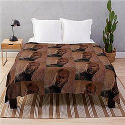 Bruce Willis Painting Throw Blanket