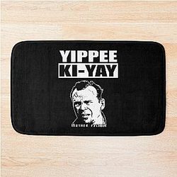 Bruce Willis Yippee KiYay Bath Mat