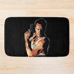 Bruce Willis Aphasia Diagnosis Bath Mat