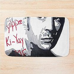Bruce Willis Yippee Ki-Yay Die Hard Bath Mat