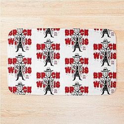Funny Caricature of Bruce Willis from Sin City Bath Mat