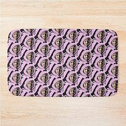 Bruce Willis in a pink bunny costume bath mat