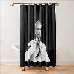 Bruce Willis Fan Art Shower Curtain