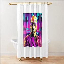 Bruce Willis Shower Curtain